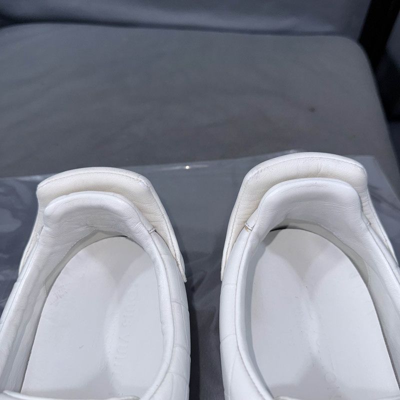 Louis Vuitton Louis Vuitton White Crocodile Leather Sneakers 0079 Size US 10.5 / EU 43-44 - 15 Thumbnail