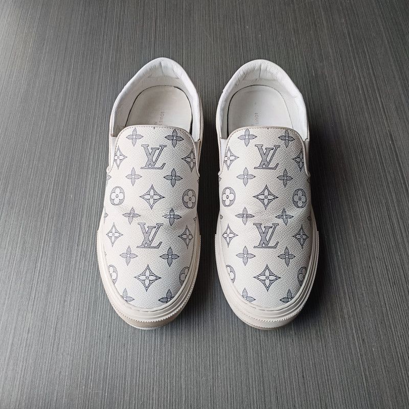 Louis Vuitton Louis Vuitton Trocadero Sneakers in White 0079 Size US 9.5 / EU 42-43 - 2 Thumbnail