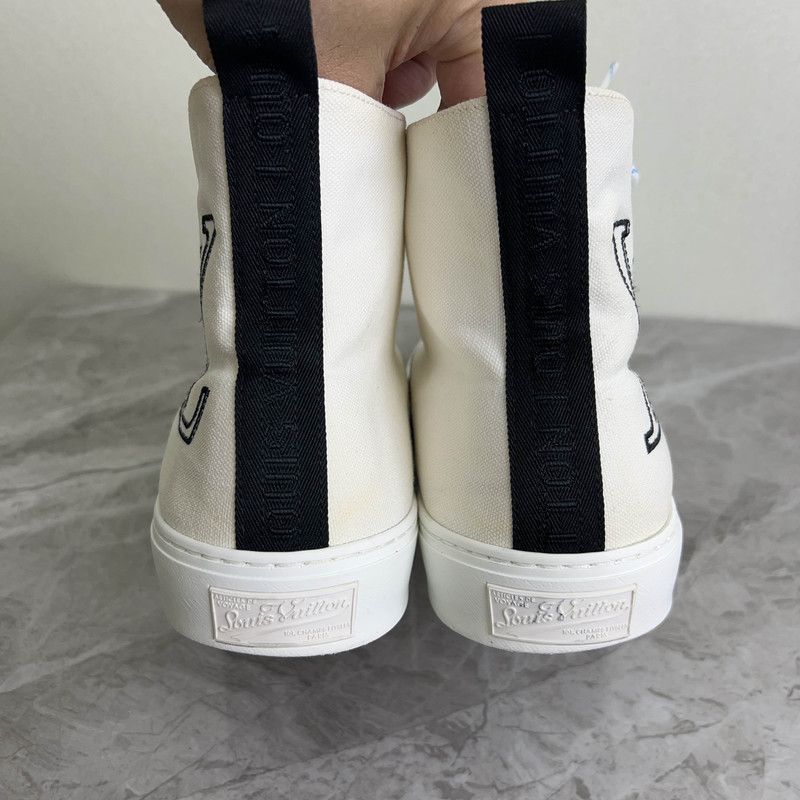 Louis Vuitton Louis Vuitton Tattoo Monogram High-Top Sneakers 0079 Size US 9.5 / EU 42-43 - 6 Thumbnail