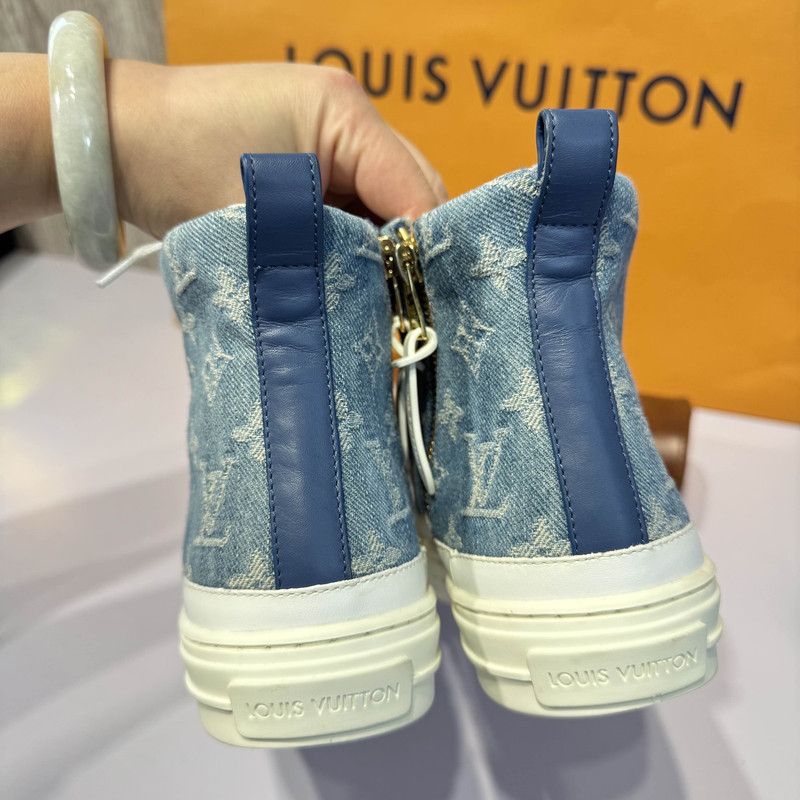 Louis Vuitton Louis Vuitton Stellar Blue Casual Sneakers 0079 Size US 6.5 / EU 39-40 - 3 Thumbnail