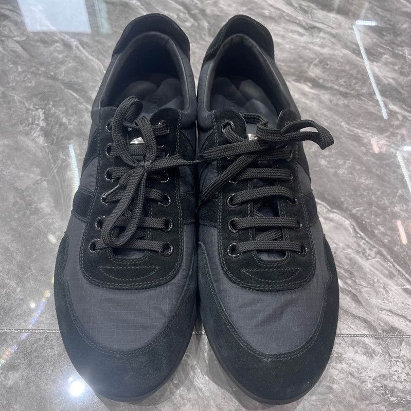 Louis Vuitton Louis Vuitton Black Sports Flats for Men 0079 Size US 10.5 / EU 43-44 - 2 Thumbnail
