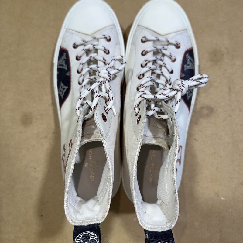 Louis Vuitton Louis Vuitton Tattoo Monogram High-Top Sneakers 0079 Size US 9.5 / EU 42-43 - 7 Thumbnail