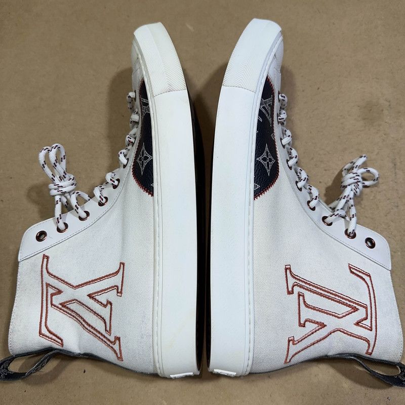 Louis Vuitton Louis Vuitton Tattoo Monogram High-Top Sneakers 0079 Size US 9.5 / EU 42-43 - 9 Thumbnail