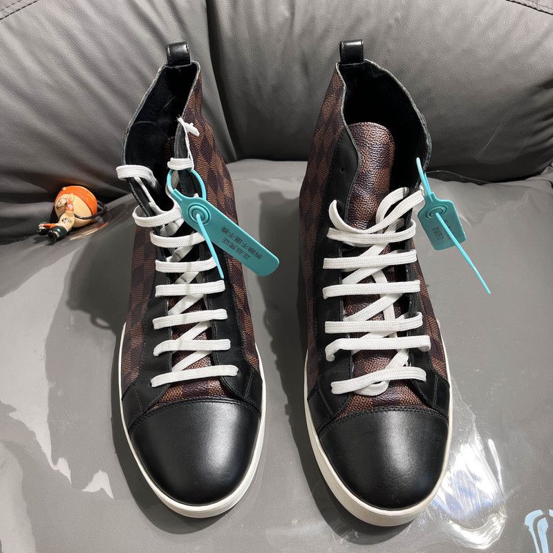 Louis Vuitton Louis Vuitton Tattoo Series Blue Stripe Casual Shoes 0079 Size US 9.5 / EU 42-43 - 2 Thumbnail