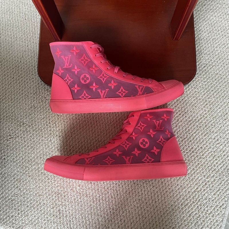 Louis Vuitton Louis Vuitton Tattoo Embroidered Fashion Sneakers 0079 Size US 10.5 / EU 43-44 - 8 Thumbnail