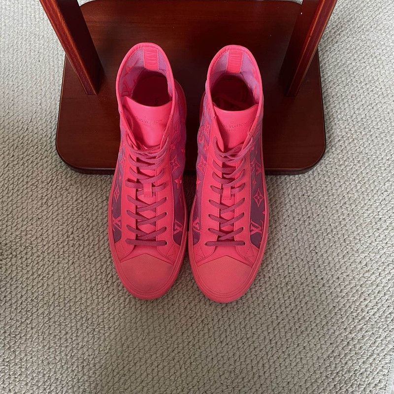Louis Vuitton Louis Vuitton Tattoo Embroidered Fashion Sneakers 0079 Size US 10.5 / EU 43-44 - 2 Thumbnail