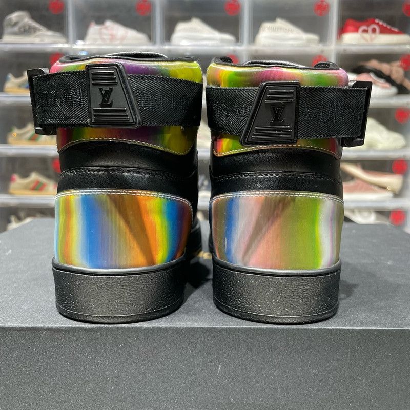 Louis Vuitton Louis Vuitton Rivoli High-Top Fashion Sneakers for Men 0079 Size US 6.5 / EU 39-40 - 3 Thumbnail