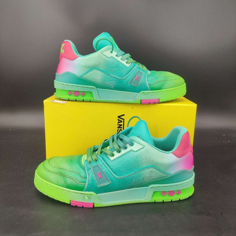 Louis Vuitton Louis Vuitton Trainer Low Top Fashion Sneakers 0079 Size US 8 / EU 41 - 9 Thumbnail
