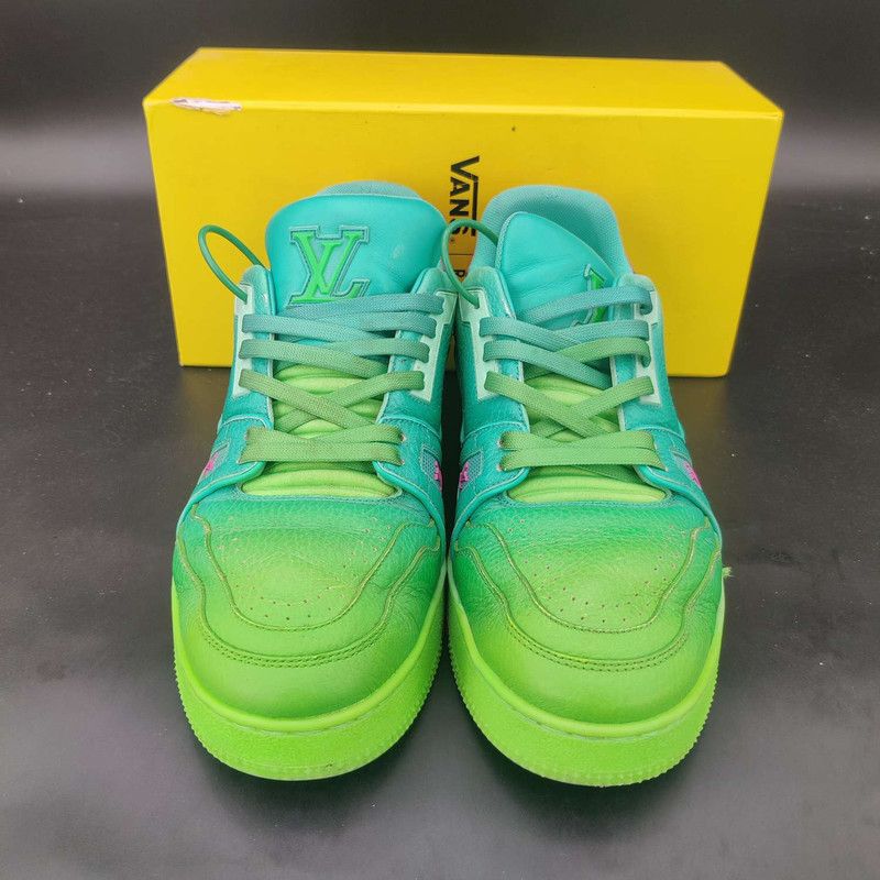 Louis Vuitton Louis Vuitton Trainer Low Top Fashion Sneakers 0079 Size US 8 / EU 41 - 2 Thumbnail