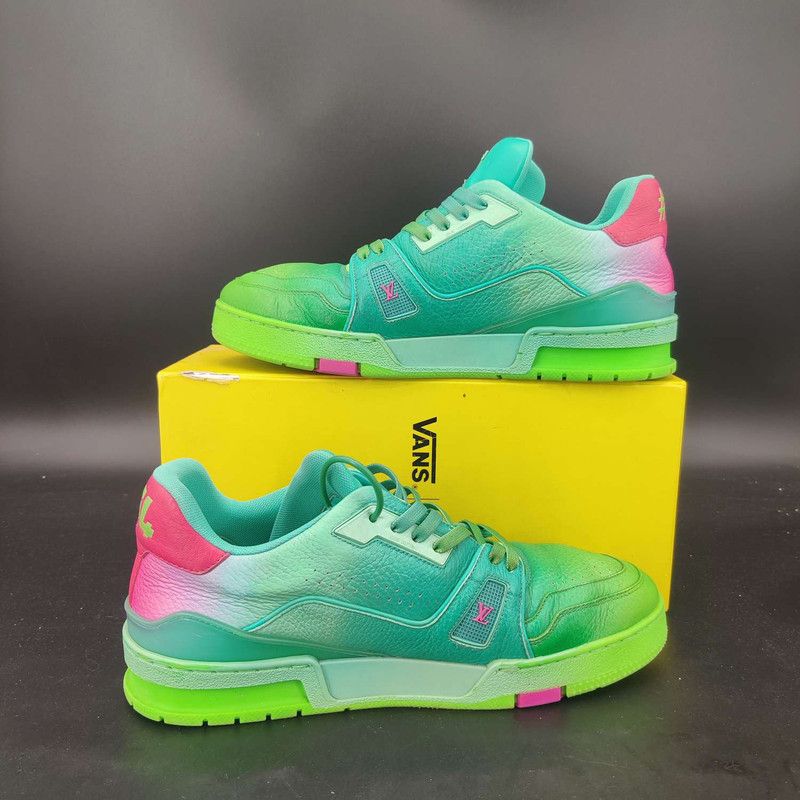 Louis Vuitton Louis Vuitton Trainer Low Top Fashion Sneakers 0079 Size US 8 / EU 41 - 8 Thumbnail