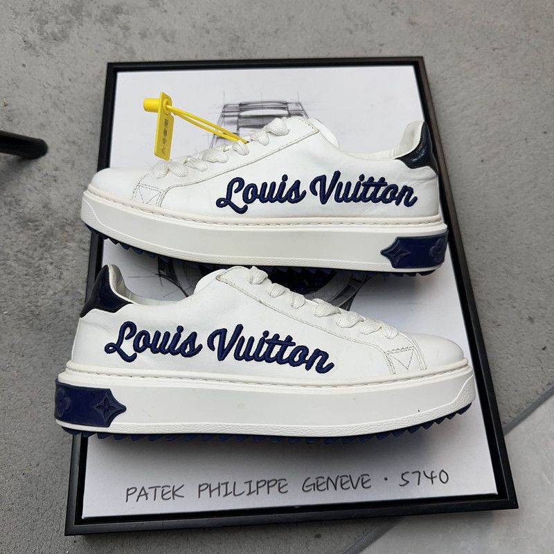 Louis Vuitton Louis Vuitton White Casual Sneakers 0079 Size US 5.5 / EU 38 - 8 Thumbnail