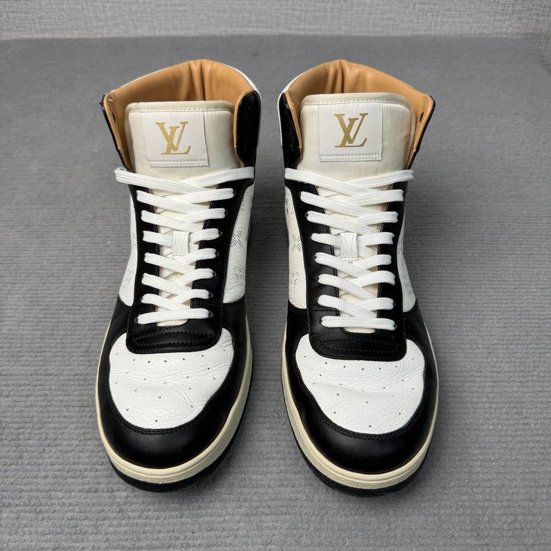 Louis Vuitton Louis Vuitton Rivoli High-Top Sneakers in Black and White 0079 Size US 8 / EU 41 - 2 Thumbnail