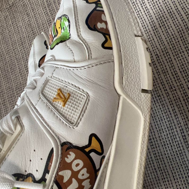 Louis Vuitton Nigo x Louis Vuitton Trendy Low-Top Sneakers 0079 Size US 8.5 / EU 41-42 - 7 Thumbnail