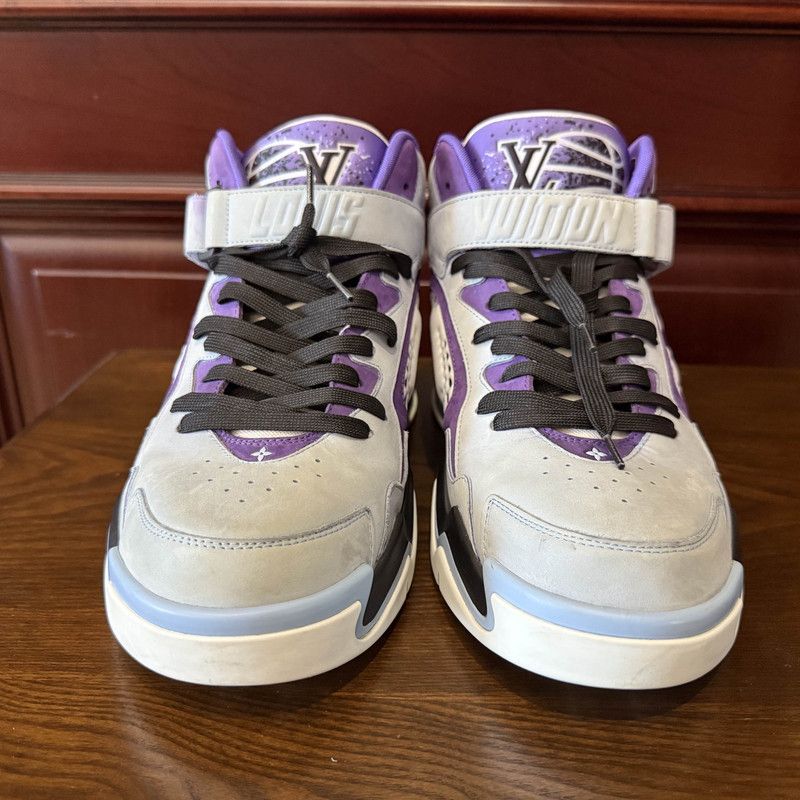 Louis Vuitton Louis Vuitton Trainer 2 Basketball Shoes in Blue 0079 Size US 9.5 / EU 42-43 - 2 Thumbnail