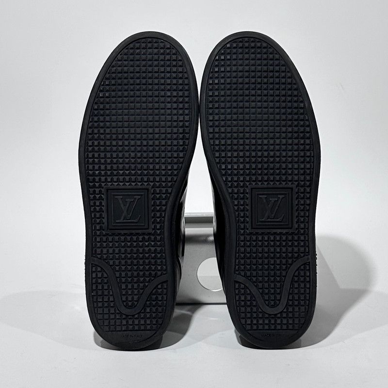 Louis Vuitton Louis Vuitton Stylish Black Sneakers for Casual Wear 0079 Size US 5 / EU 37 - 6 Thumbnail