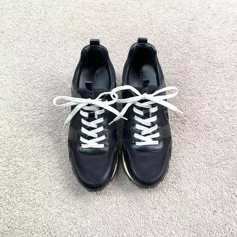 Louis Vuitton Louis Vuitton Black Casual Sport Sneakers 0079 Size US 5.5 / EU 38 - 2 Thumbnail