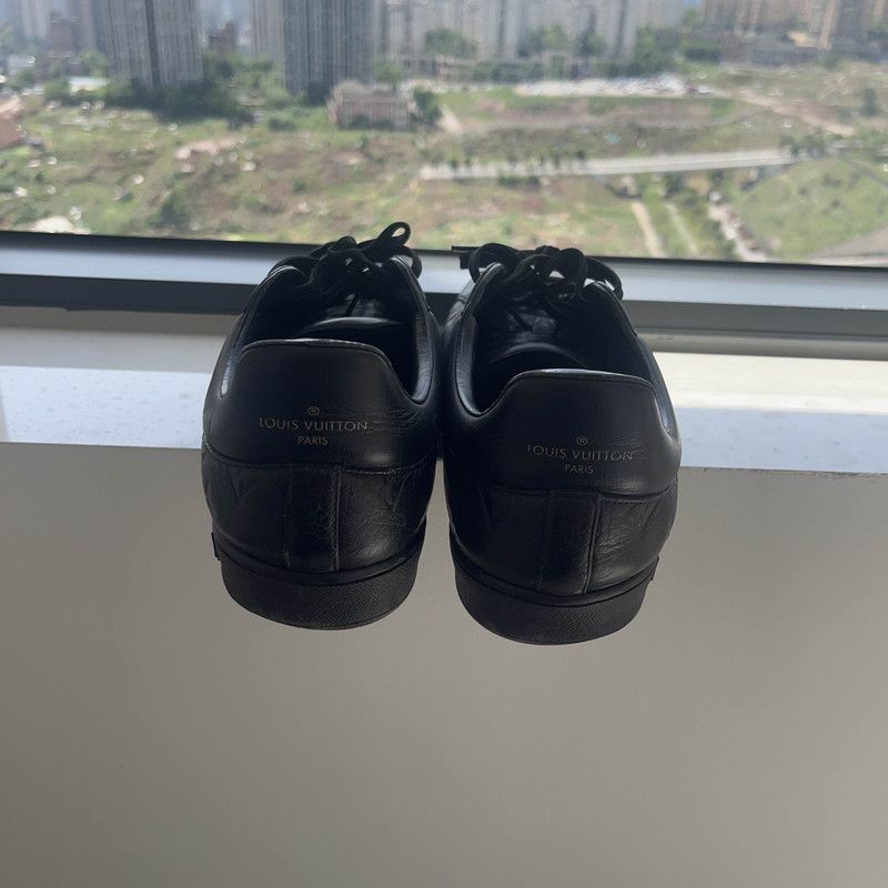 Louis Vuitton Louis Vuitton Luxembourg Black Casual Sneakers 0079 Size US 8.5 / EU 41-42 - 3 Thumbnail