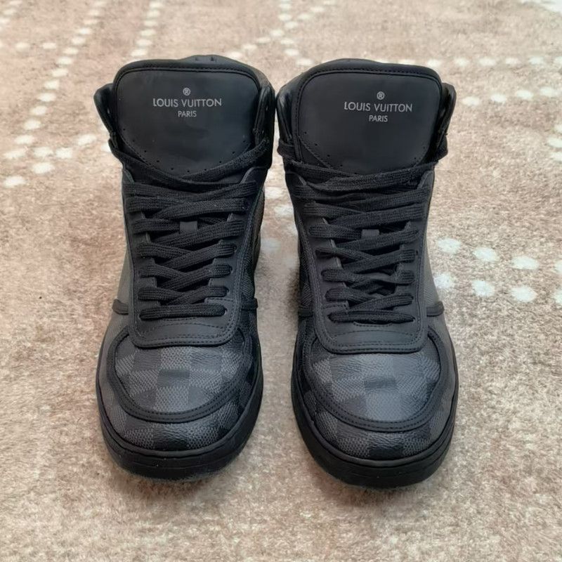Louis Vuitton Louis Vuitton Rivoli High-Top Sneakers for Men 0079 Size US 8 / EU 41 - 2 Thumbnail