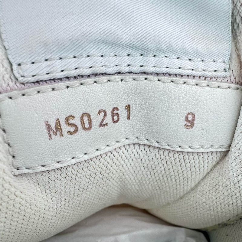 Louis Vuitton Louis Vuitton Trainer Sneakers in White and Green 0079 Size US 9.5 / EU 42-43 - 5 Thumbnail
