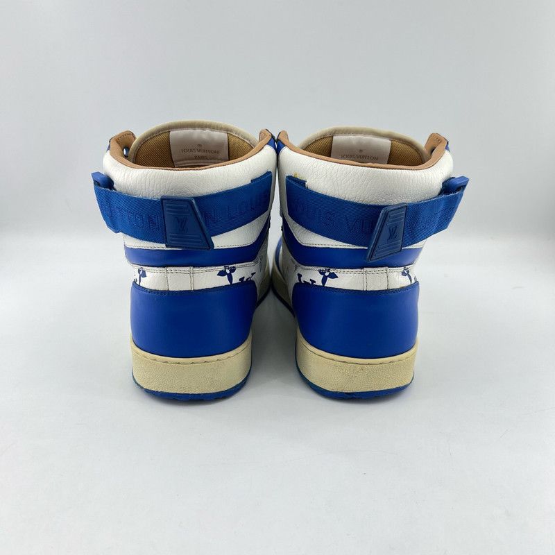 Louis Vuitton Louis Vuitton Rivoli Blue and White Sport Sneakers 0079 Size US 8.5 / EU 41-42 - 3 Thumbnail