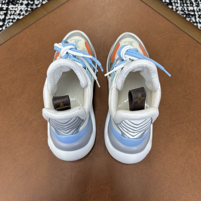 Louis Vuitton Louis Vuitton Archlight Sneakers in Gray White Blue 0079 Size US 5.5 / EU 38 - 9 Thumbnail