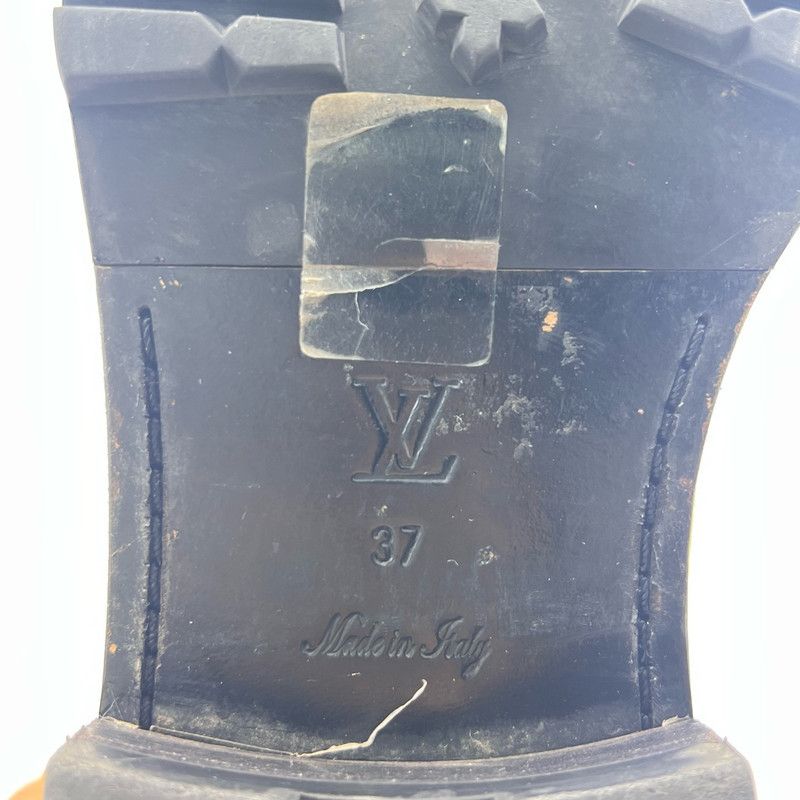 Louis Vuitton Louis Vuitton Black Leather Ankle Boots 0079 Size US 7.5 / EU 40-41 - 5 Thumbnail