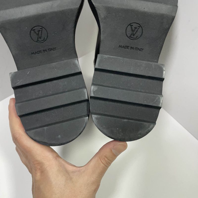 Louis Vuitton Louis Vuitton Black Chelsea Boots 0079 Size US 8.5 / EU 41-42 - 7 Thumbnail