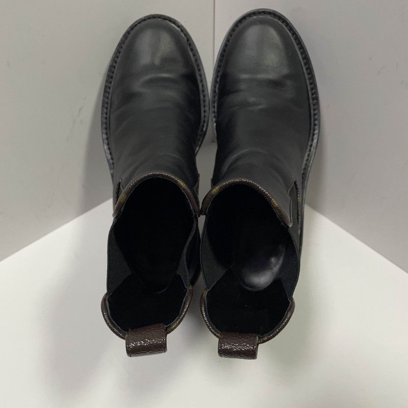 Louis Vuitton Louis Vuitton Black Chelsea Boots 0079 Size US 7.5 / EU 40-41 - 10 Thumbnail