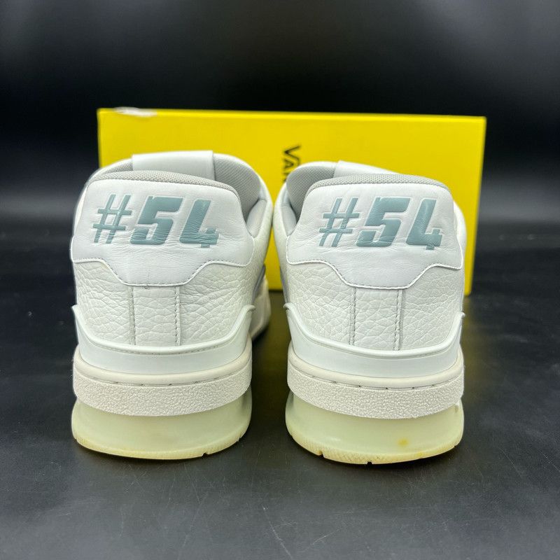 Louis Vuitton Louis Vuitton Trainer White Low Top Fashion Sneakers 0079 Size US 8 / EU 41 - 3 Thumbnail