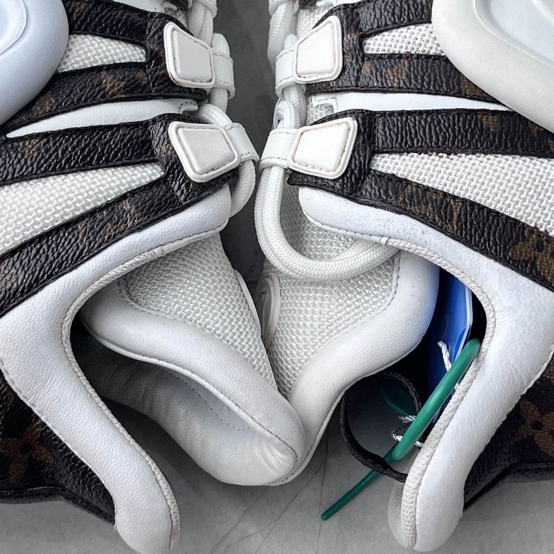 Louis Vuitton Louis Vuitton Chunky High-Top Sneakers 0079 Size US 5.5 / EU 38 - 8 Thumbnail
