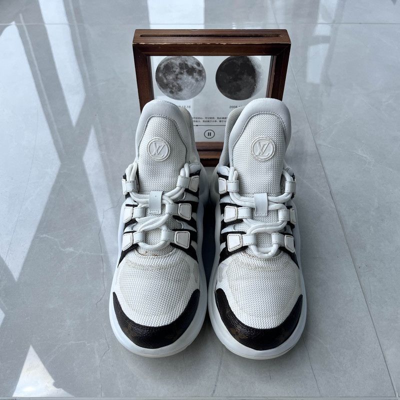Louis Vuitton Louis Vuitton Chunky High-Top Sneakers 0079 Size US 5.5 / EU 38 - 2 Thumbnail