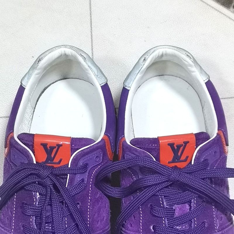 Louis Vuitton Louis Vuitton Purple Lifestyle Casual Sneakers 0079 Size US 5.5 / EU 38 - 14 Thumbnail