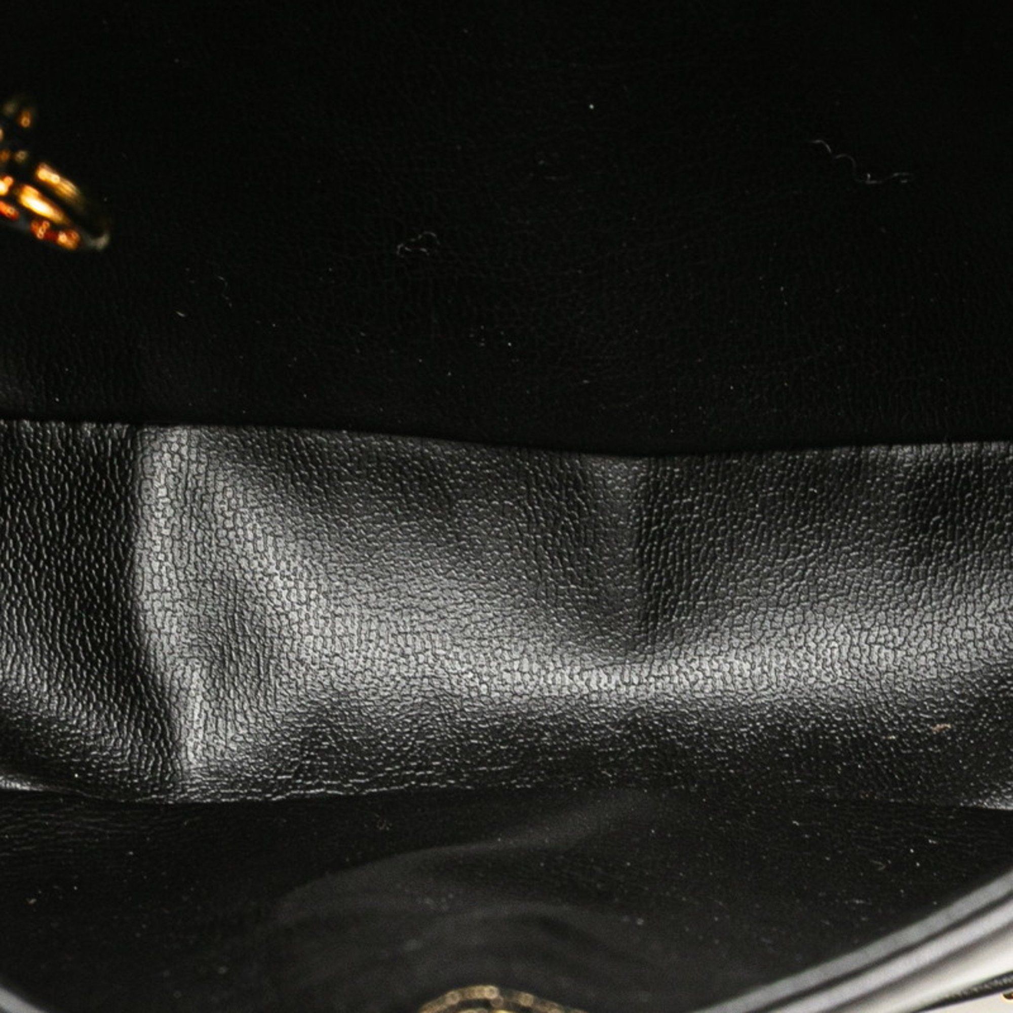 Chanel CHANEL Triple Coco Mark Shoulder Bag/Waist Bag 80/32 Black Leather Women's Size ONE SIZE - 6 Thumbnail