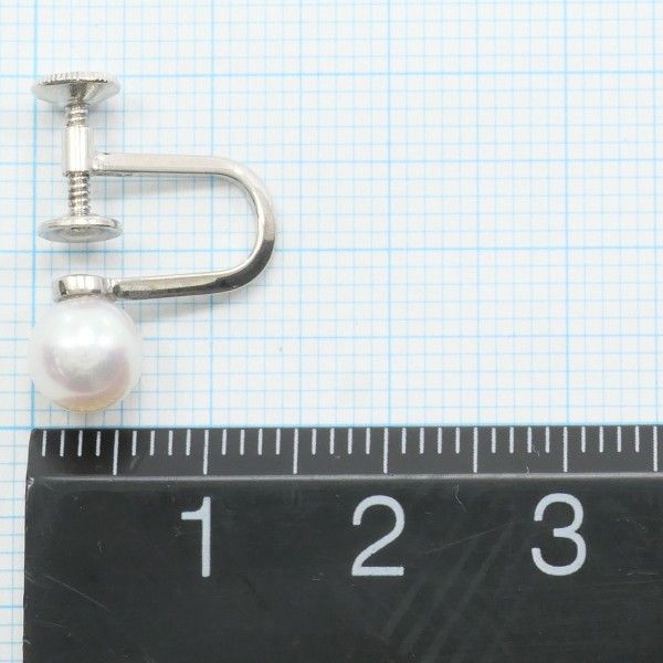 Mikimoto Mikimoto Mikimoto K14WG Pearl Earrings Metal Earrings Size ONE SIZE - 4 Thumbnail
