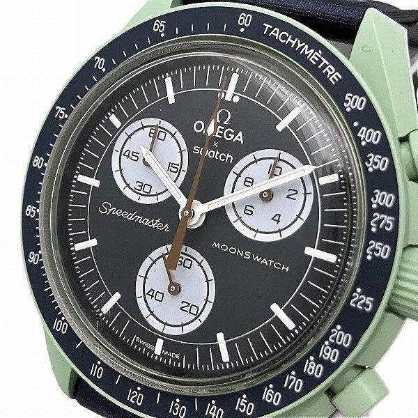 Omega Omega Omega×Swatch Speedmaster Mission on Earth Bioceramic Ceramic Quartz SO33G100 DUTY FREE for USA Size ONE SIZE - 4 Thumbnail