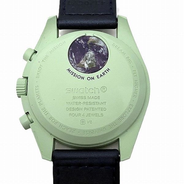 Omega Omega Omega×Swatch Speedmaster Mission on Earth Bioceramic Ceramic Quartz SO33G100 DUTY FREE for USA Size ONE SIZE - 5 Thumbnail