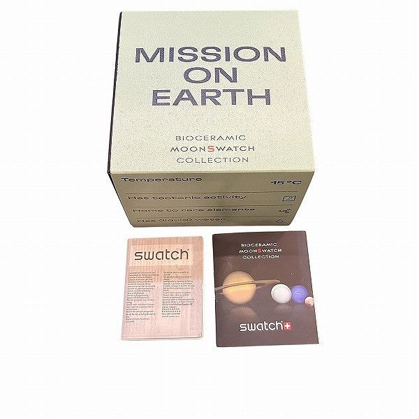 Omega Omega Omega×Swatch Speedmaster Mission on Earth Bioceramic Ceramic Quartz SO33G100 DUTY FREE for USA Size ONE SIZE - 9 Thumbnail