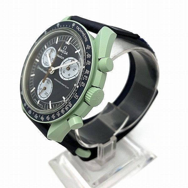 Omega Omega Omega×Swatch Speedmaster Mission on Earth Bioceramic Ceramic Quartz SO33G100 DUTY FREE for USA Size ONE SIZE - 2 Thumbnail