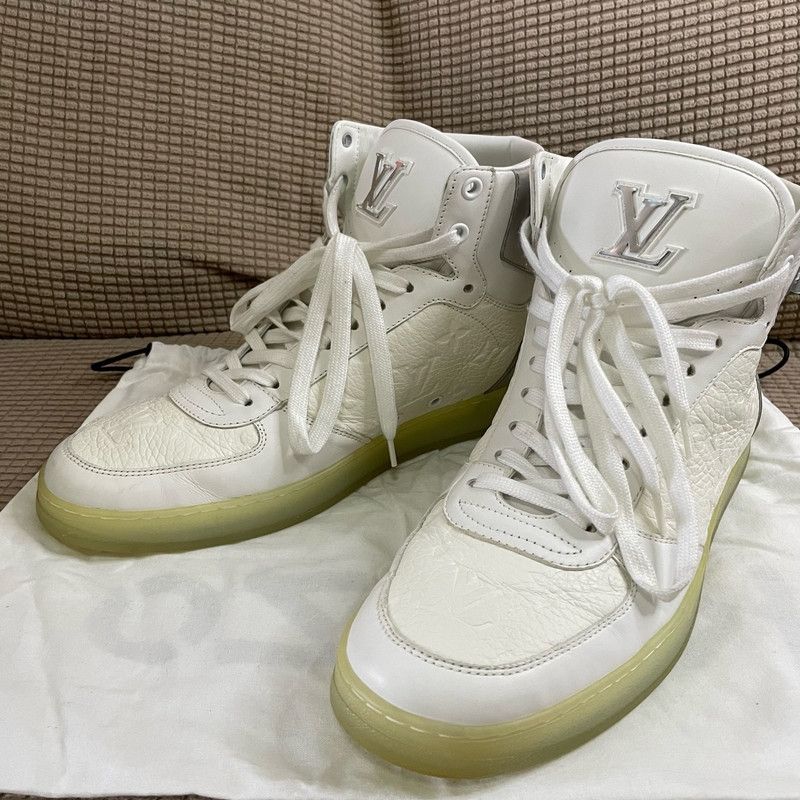 Louis Vuitton Louis Vuitton Rivoli High-Top Fashion Sneakers 0079 Size US 8 / EU 41 - 3 Thumbnail