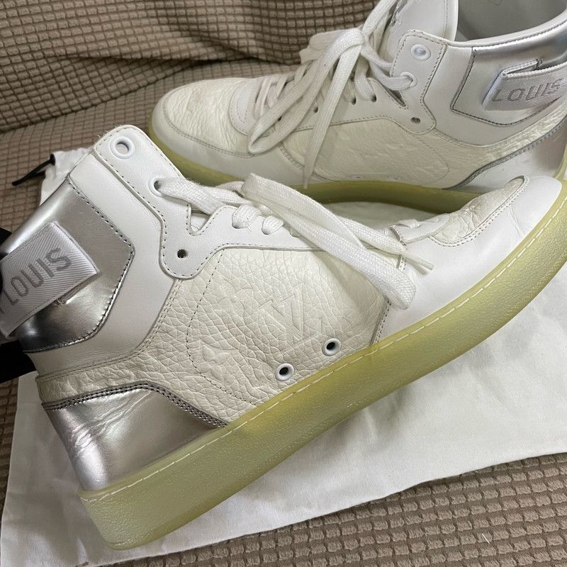 Louis Vuitton Louis Vuitton Rivoli High-Top Fashion Sneakers 0079 Size US 8 / EU 41 - 10 Thumbnail