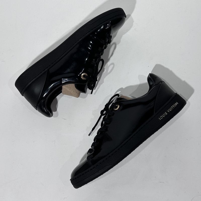 Louis Vuitton Louis Vuitton Black Low-Top Casual Sneakers for All 0079 Size US 5.5 / EU 38 - 4 Thumbnail