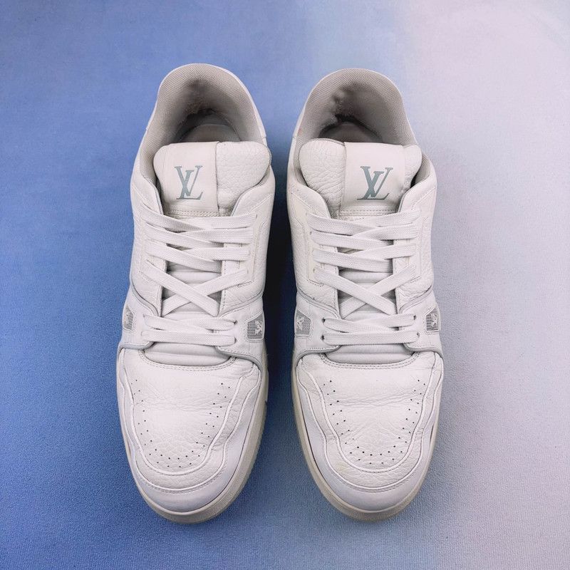Louis Vuitton Louis Vuitton Trainer Low Top Sneakers in White 0079 Size US 10.5 / EU 43-44 - 2 Thumbnail