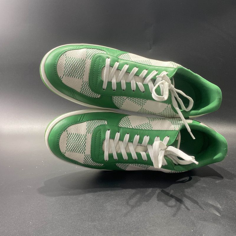 Louis Vuitton Louis Vuitton Rivoli Green and White Fashion Sneakers 0079 Size US 8.5 / EU 41-42 - 8 Thumbnail