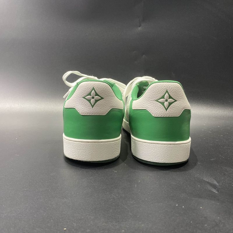 Louis Vuitton Louis Vuitton Rivoli Green and White Fashion Sneakers 0079 Size US 8.5 / EU 41-42 - 3 Thumbnail