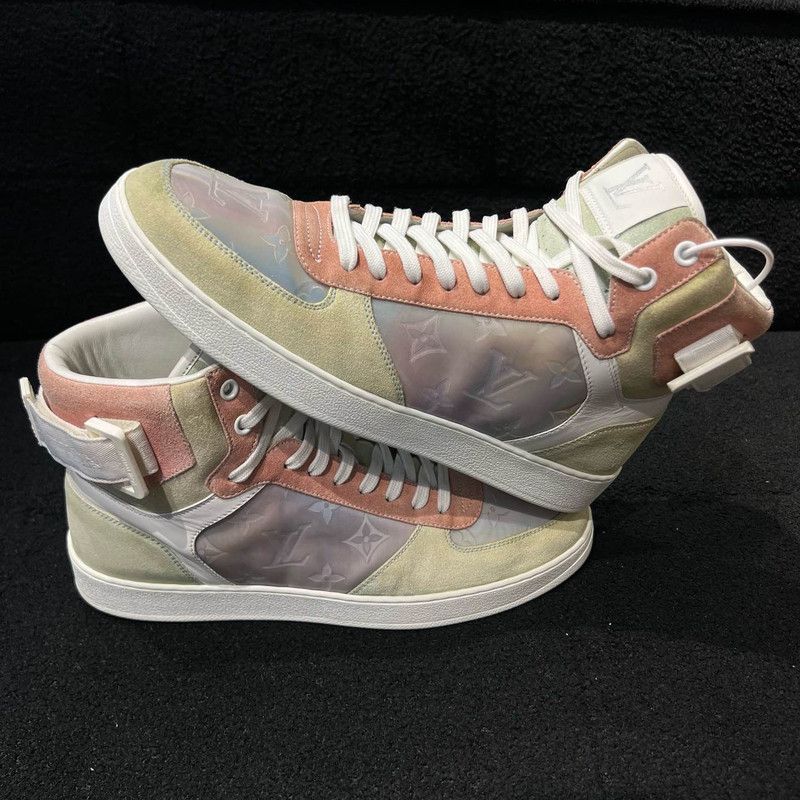 Louis Vuitton Louis Vuitton Laser Gradient High-Top Sneakers 0079 Size US 8.5 / EU 41-42 - 6 Thumbnail