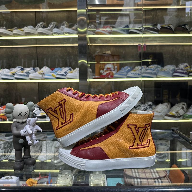 Louis Vuitton Louis Vuitton Tattoo Casual Sneakers in Red and Yellow 0079 Size US 7.5 / EU 40-41 - 7 Thumbnail