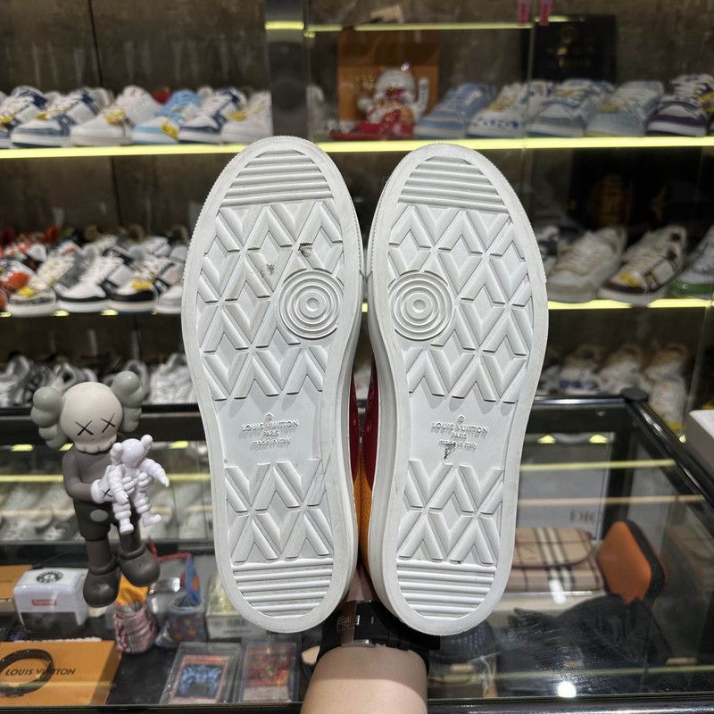 Louis Vuitton Louis Vuitton Tattoo Casual Sneakers in Red and Yellow 0079 Size US 7.5 / EU 40-41 - 4 Thumbnail