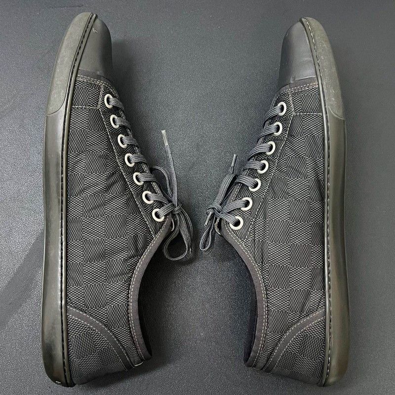 Louis Vuitton Louis Vuitton Men's Black Casual Sneakers 0079 Size US 9.5 / EU 42-43 - 8 Thumbnail