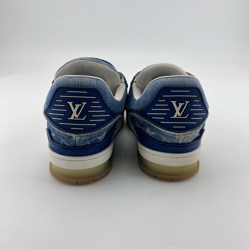 Louis Vuitton Louis Vuitton Stylish Blue Sneakers for Men 0079 Size US 9 / EU 42 - 3 Thumbnail