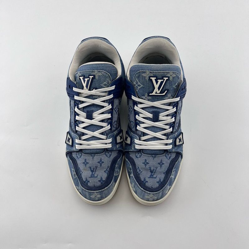 Louis Vuitton Louis Vuitton Stylish Blue Sneakers for Men 0079 Size US 9 / EU 42 - 2 Thumbnail